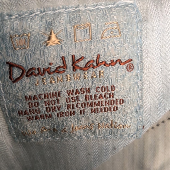 David Kahn flared dark denim jeans. Size 28 - Picture 2 of 4